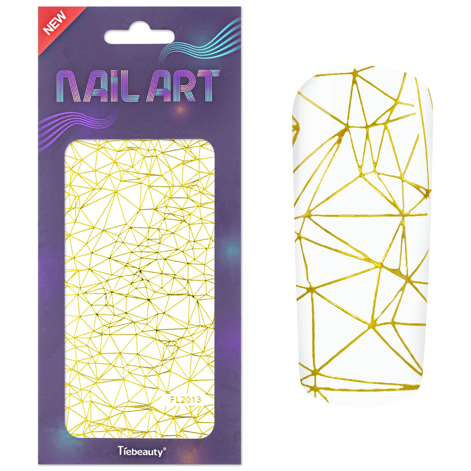 Nailart Sticker XL Gold