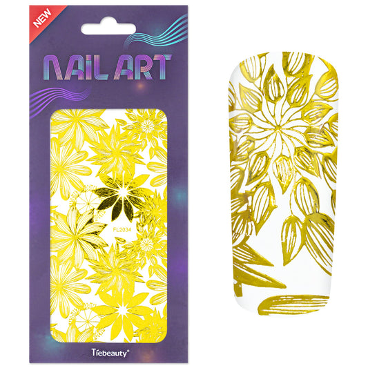 Nailart Sticker XL Gold