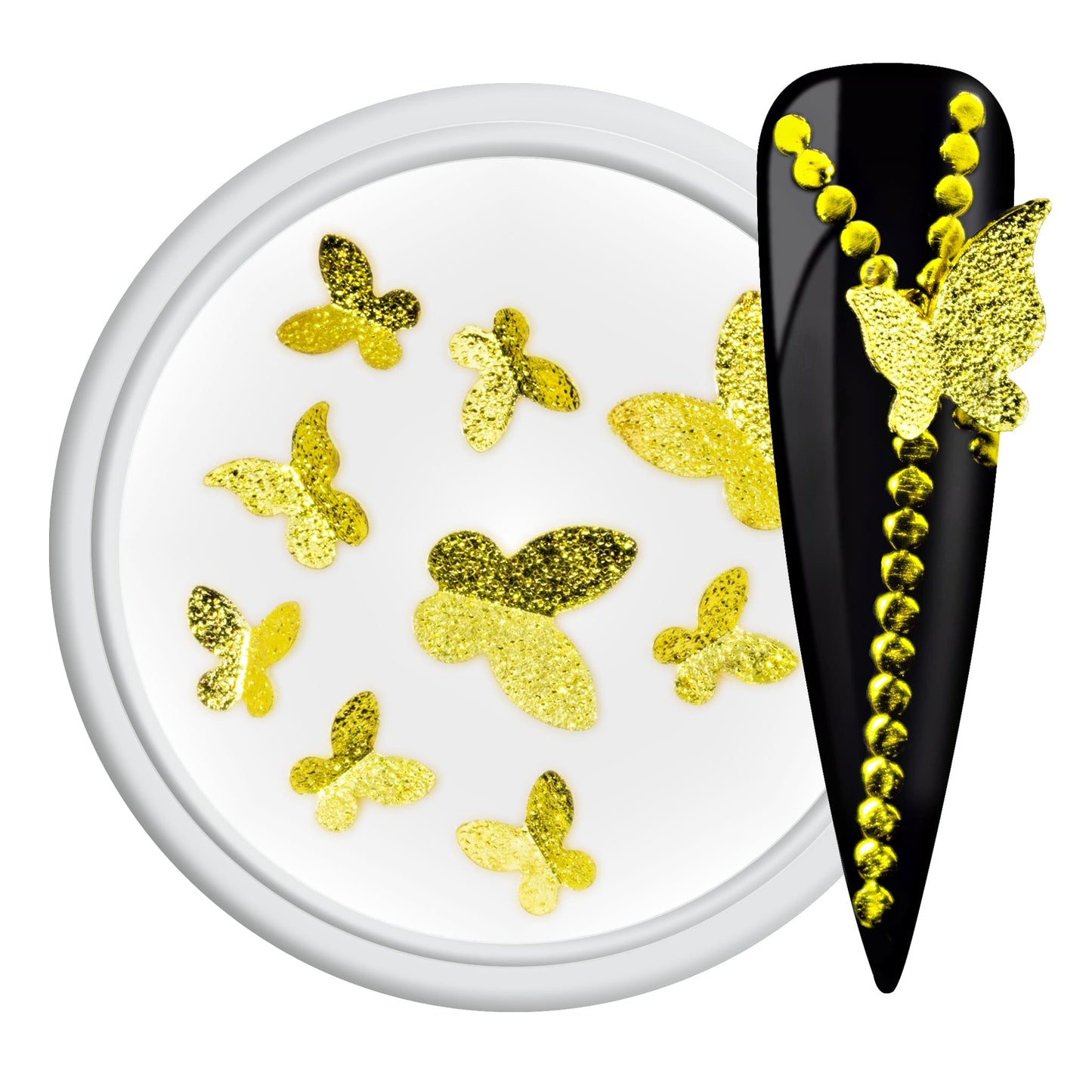 Nailart Overlay 3D Butterfly