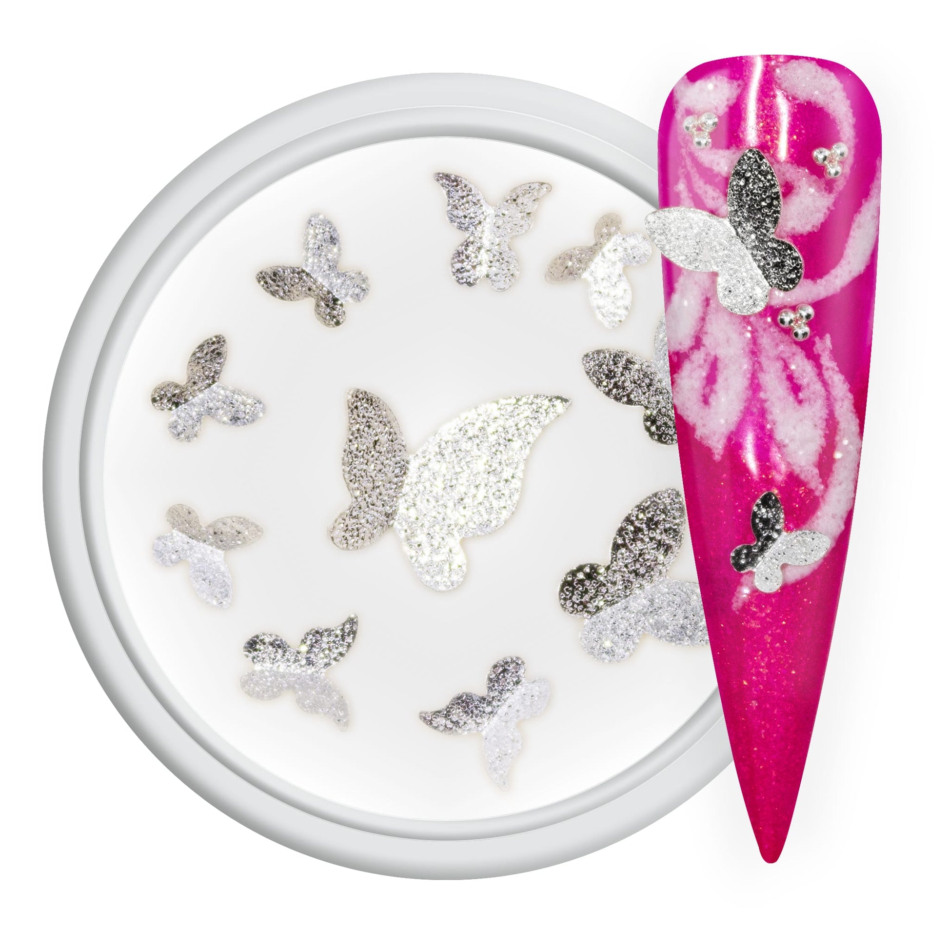 Nailart Overlay 3D Butterfly