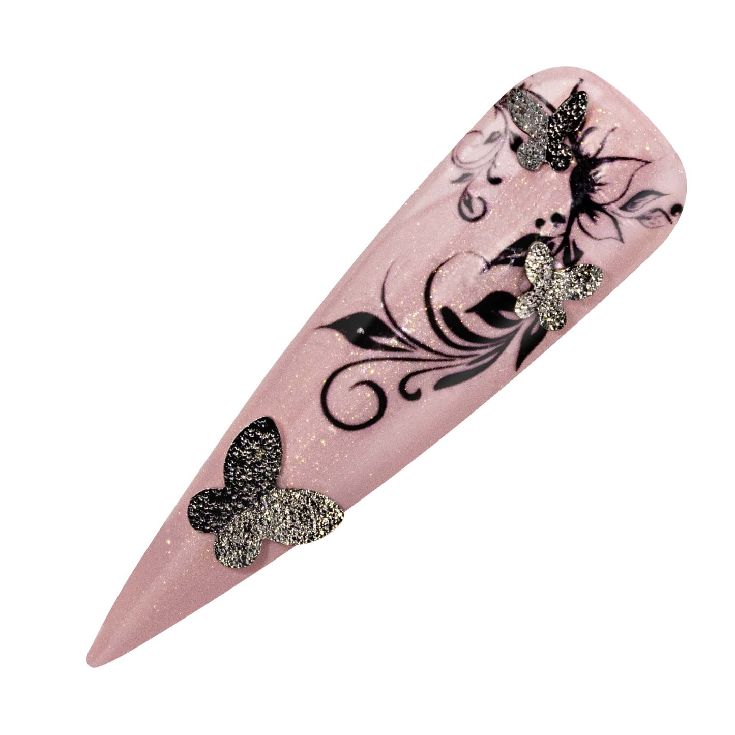 Nailart Overlay 3D Butterfly