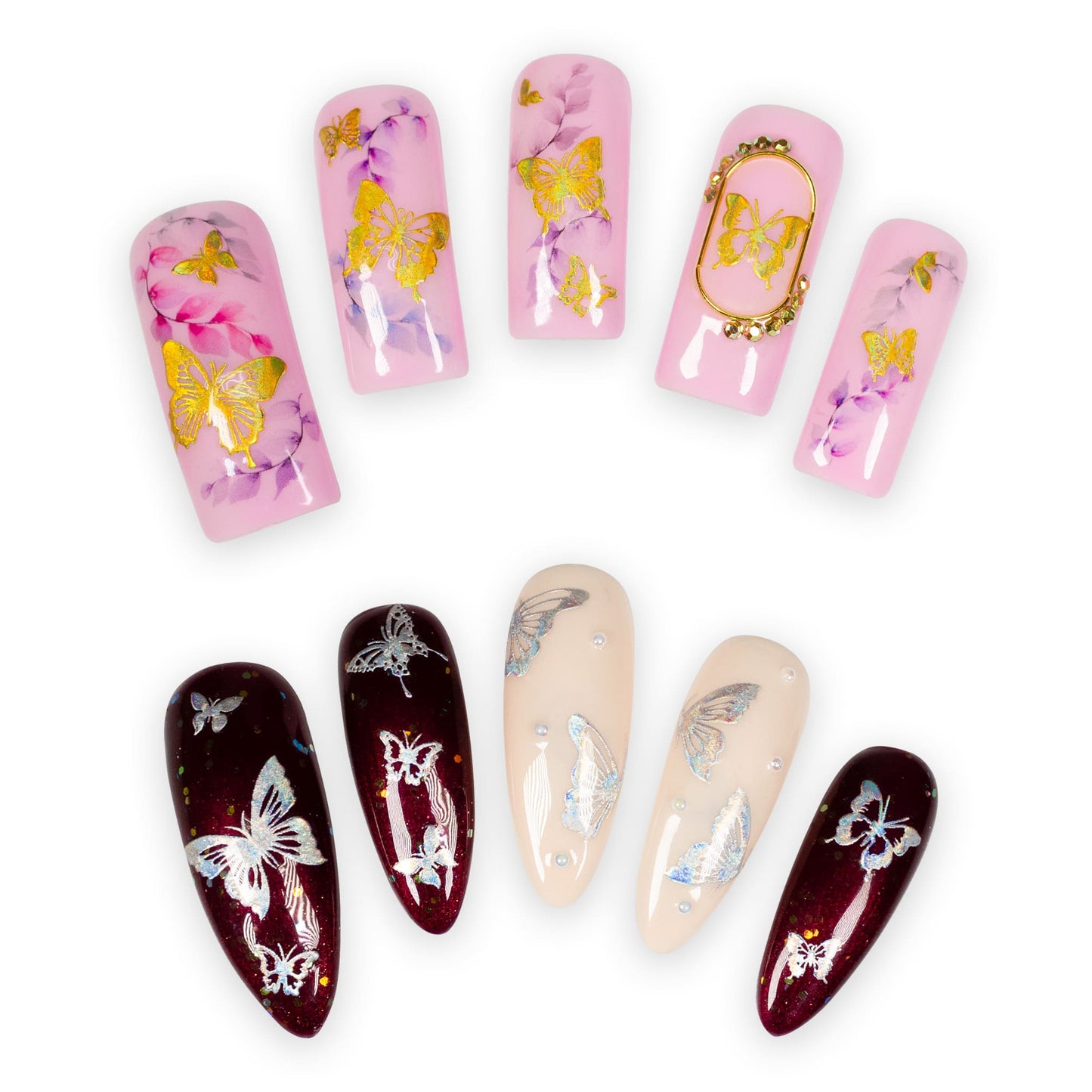 Nailart Sticker Holo - 2 Stück