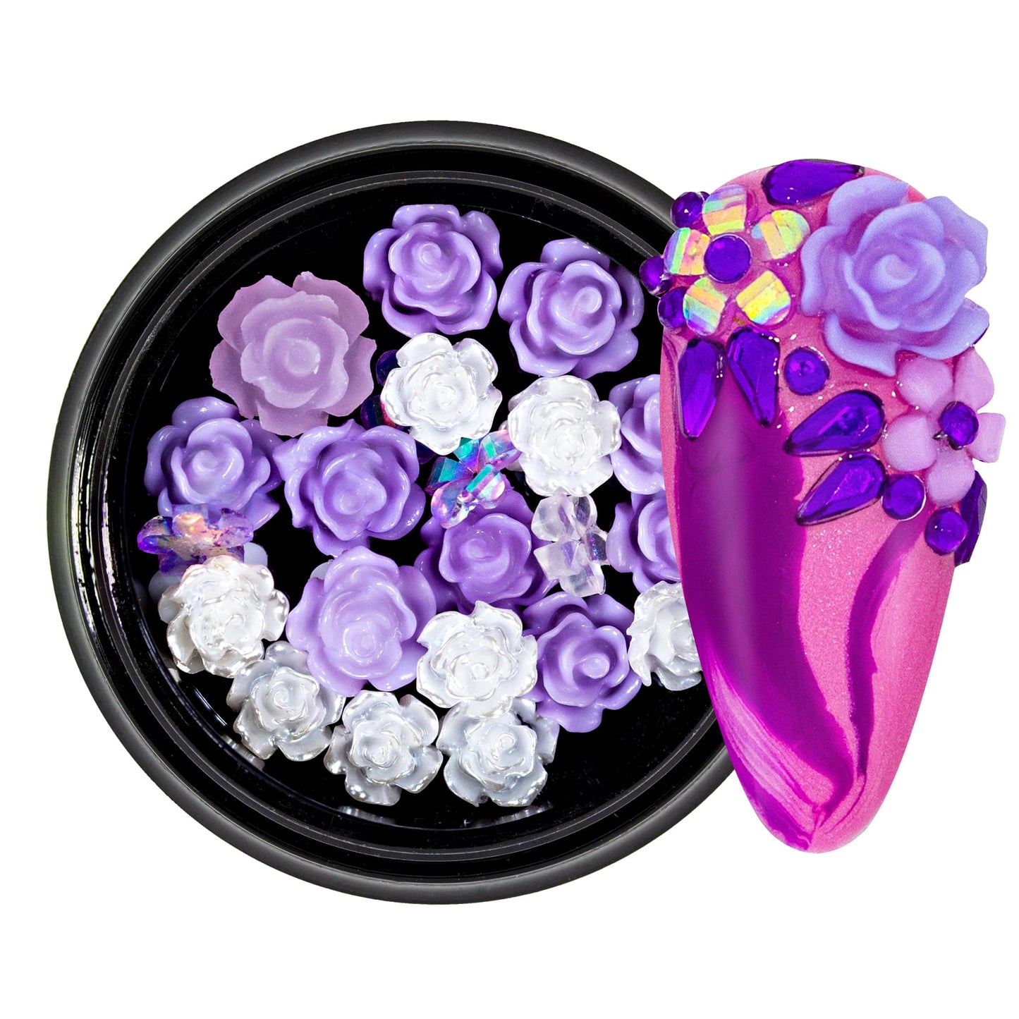 Nailart Overlay Flower Mix