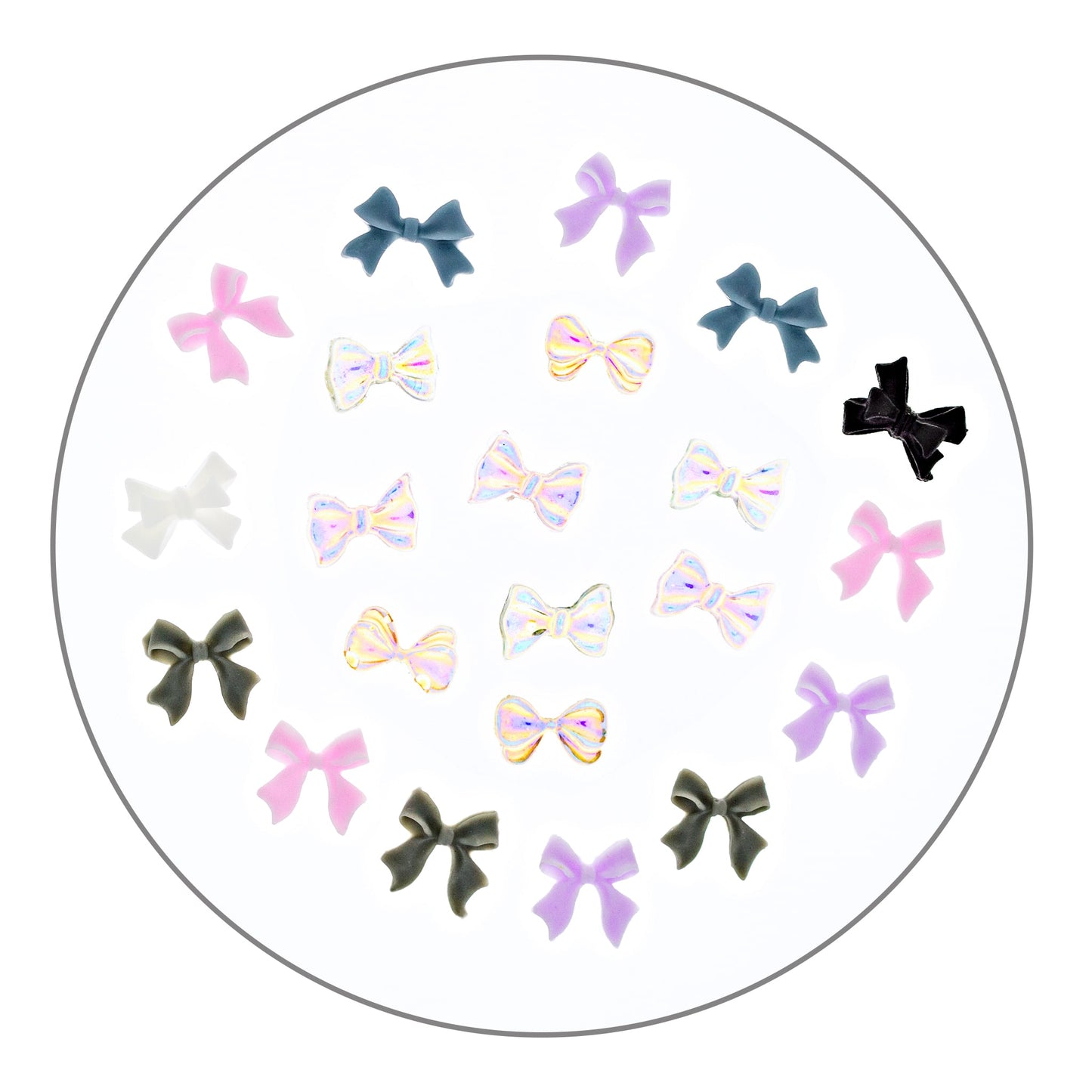 Nailart Overlay Schleifen Mix
