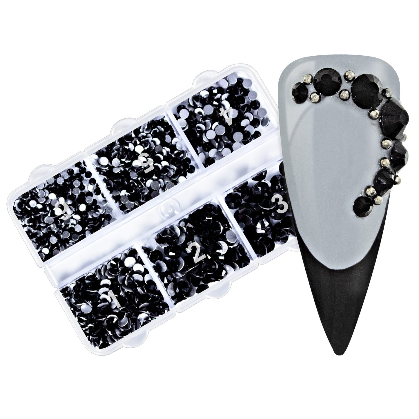 Premium Nailart Strass Steine Box