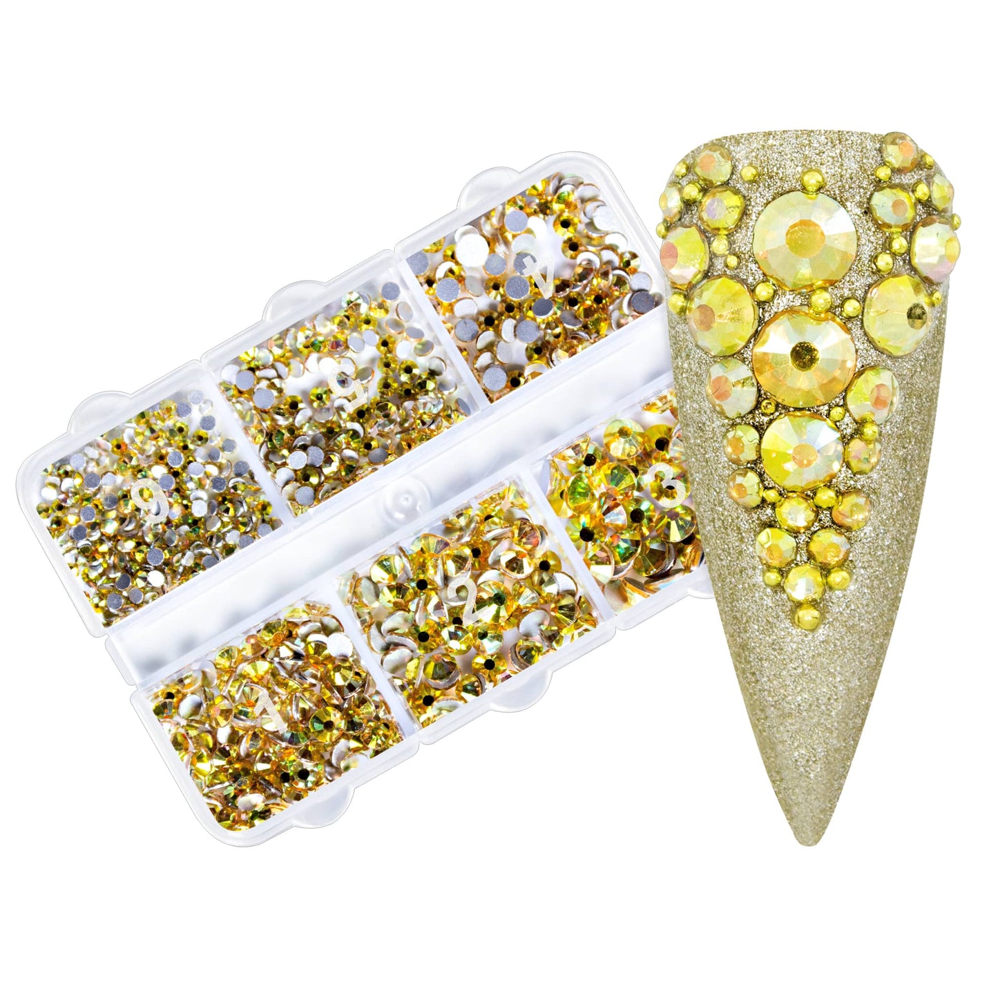 Premium Nailart Strass Steine Box