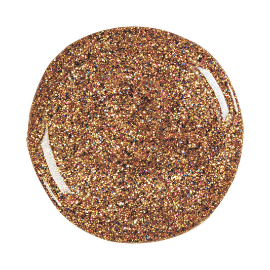 Effektgel Multi Glitter gold