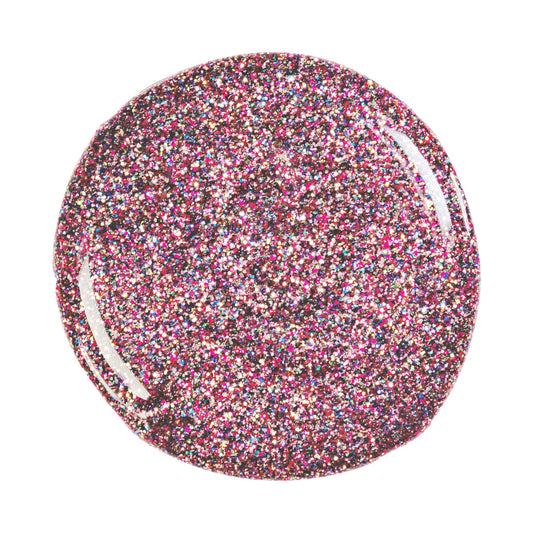 Effektgel Multi Glitter rose light