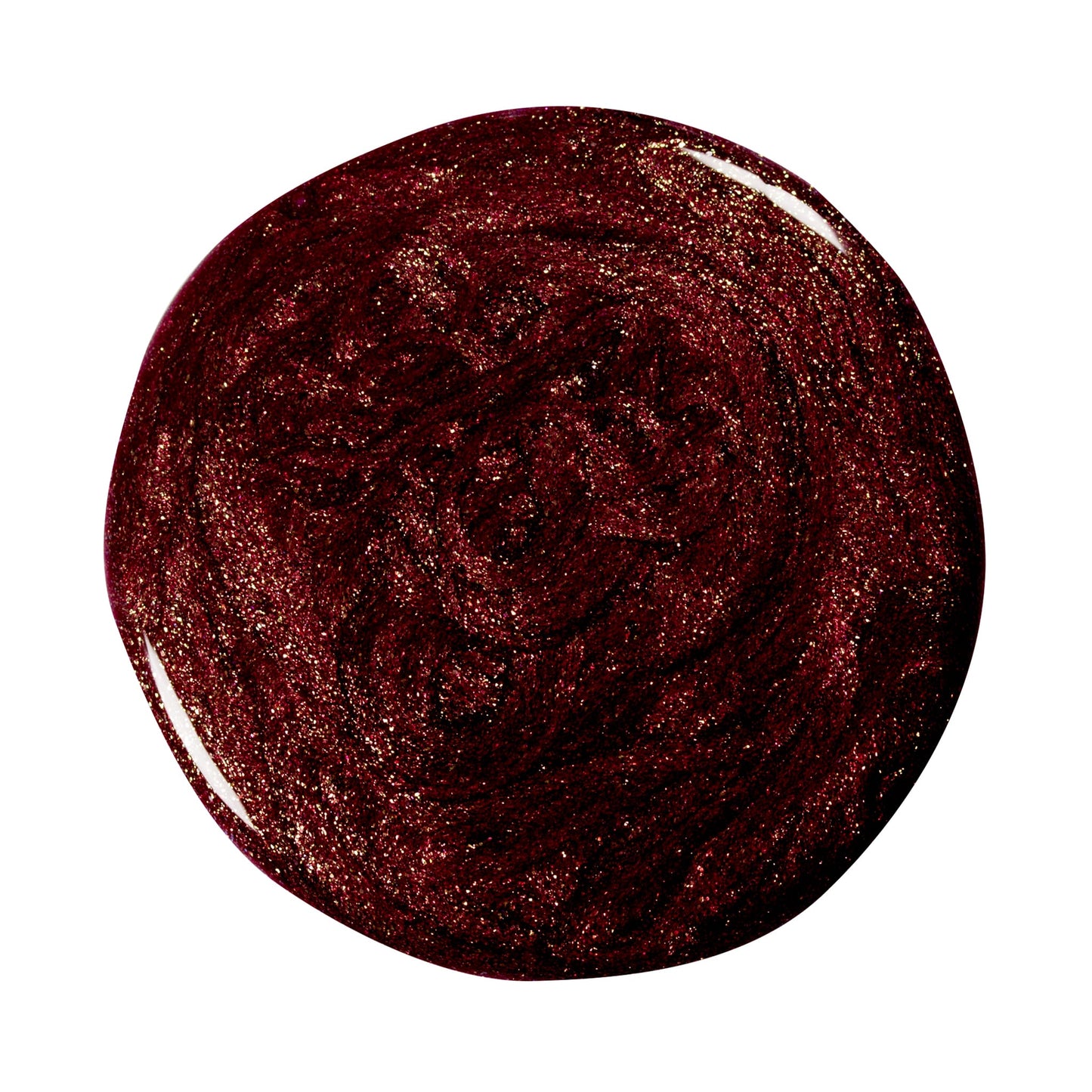 Effekt Gel Gold Glitter blackberry