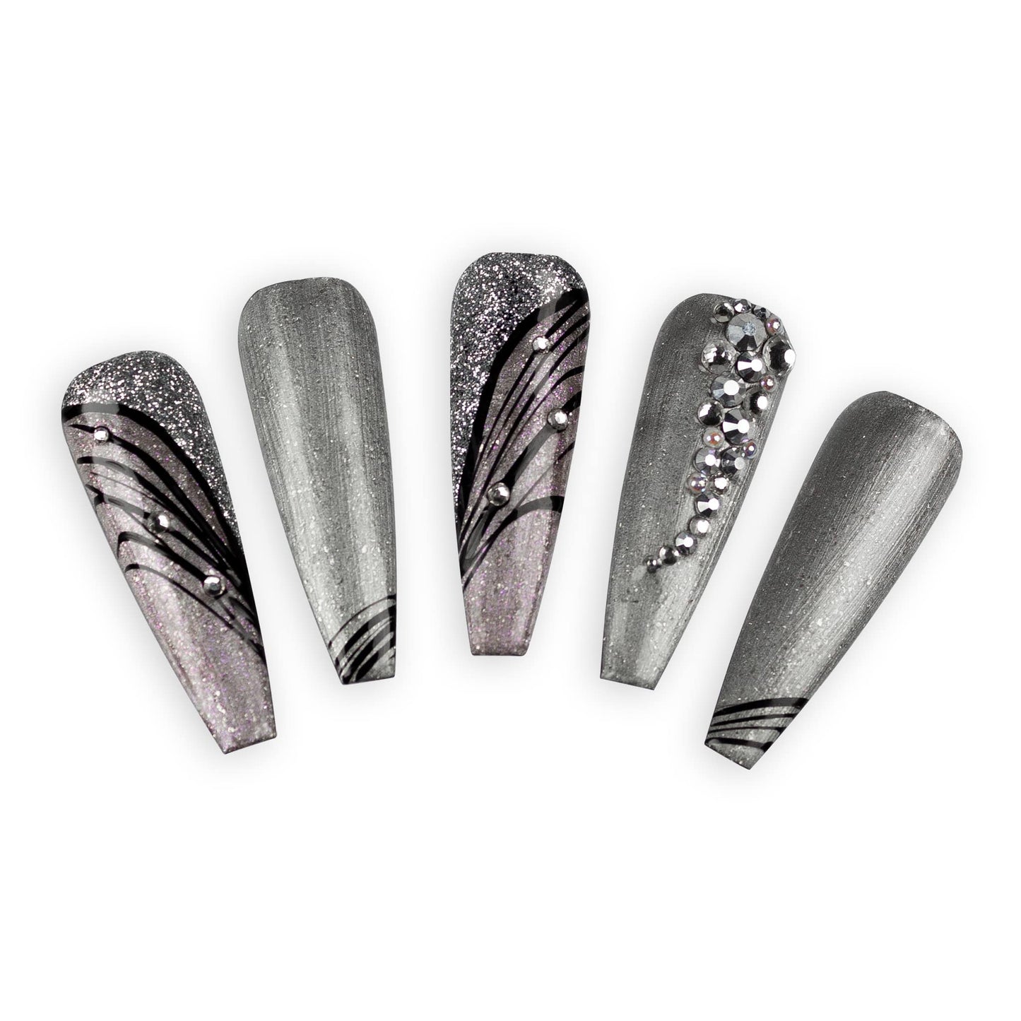 Effekt Gel Frozen Glimmer silver