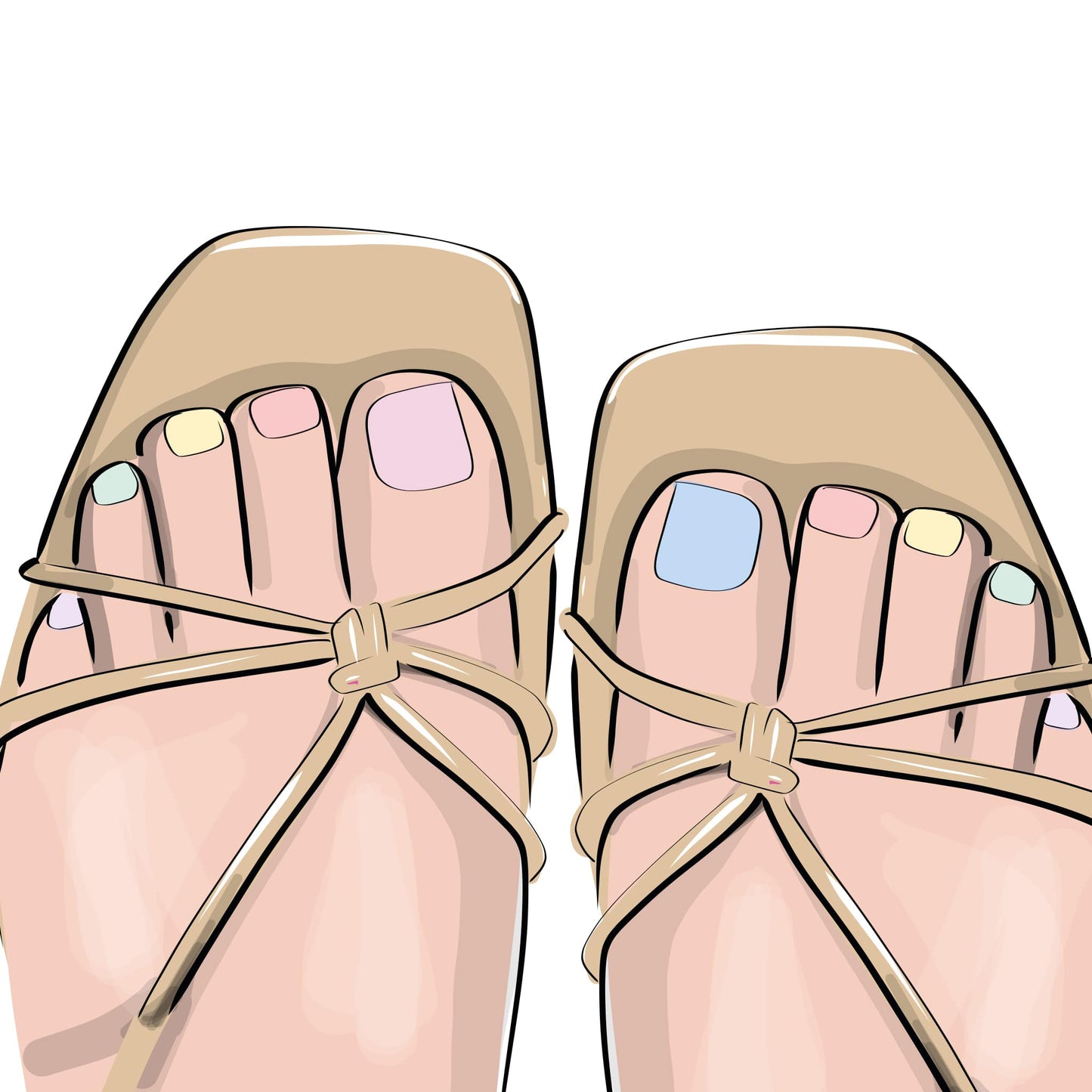 Gel Toe Strip Whispering Candy