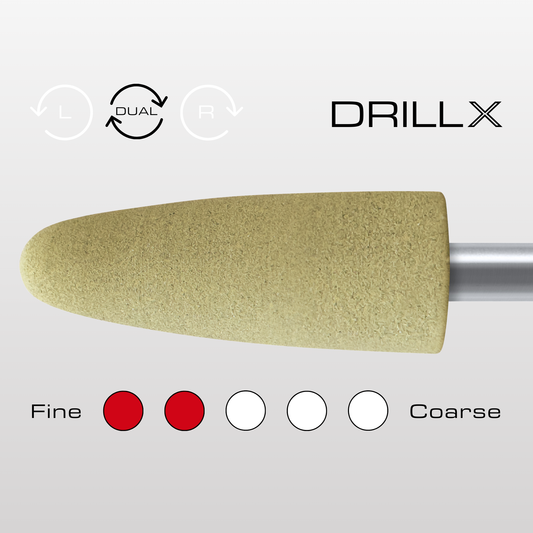 DRILLX Manicure Silicon Polish Bit fein