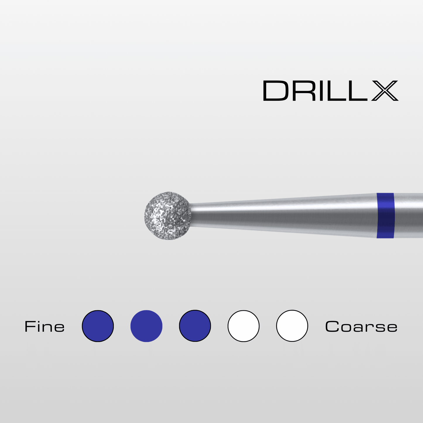 DRILLX Manicure Diamant Bit Kugel medium