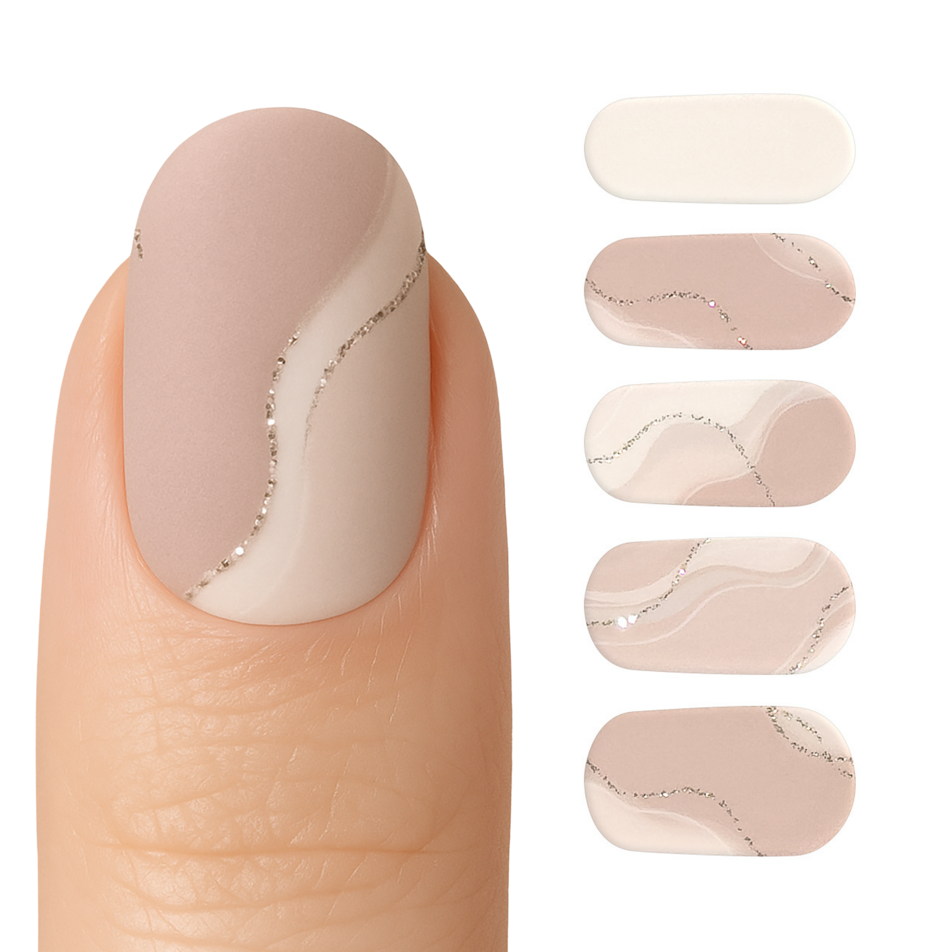 Gel Nail Strip Silky Breeze