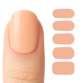 Gel Nail Strip Set Peach Fuzz