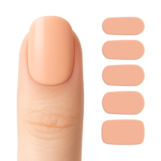 Gel Nail Strip Set Peach Fuzz