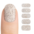 Gel Nail Strip Stardust White