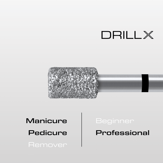 DRILLX Manicure Diamant Bit Zylinder supergrob