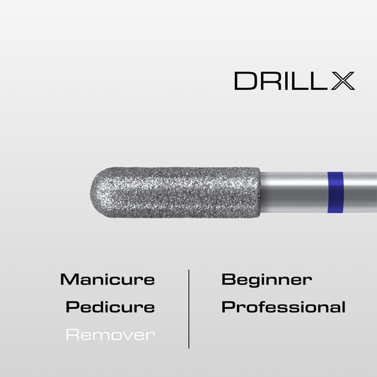 DRILLX Manicure Diamant Bit Zylinder medium