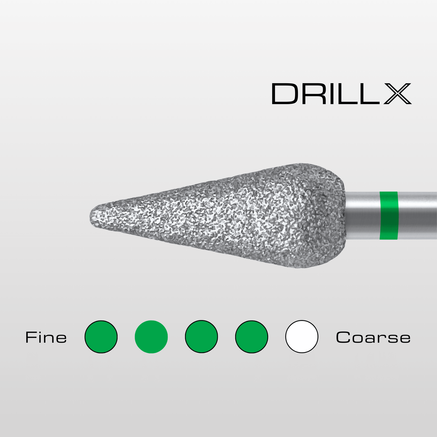 DRILLX Manicure Diamant Bit Konus grob