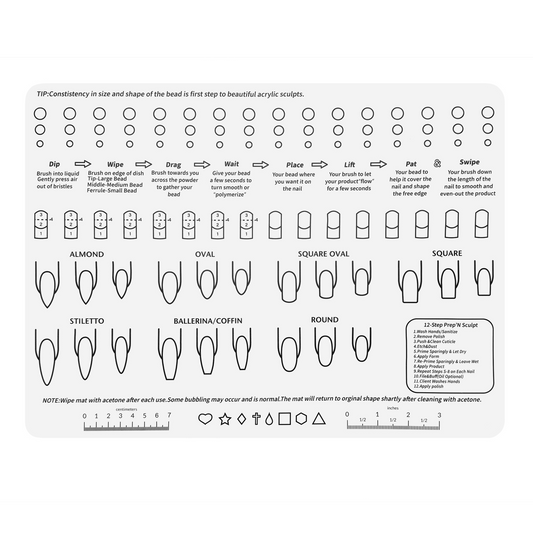 Silicone stamping mat