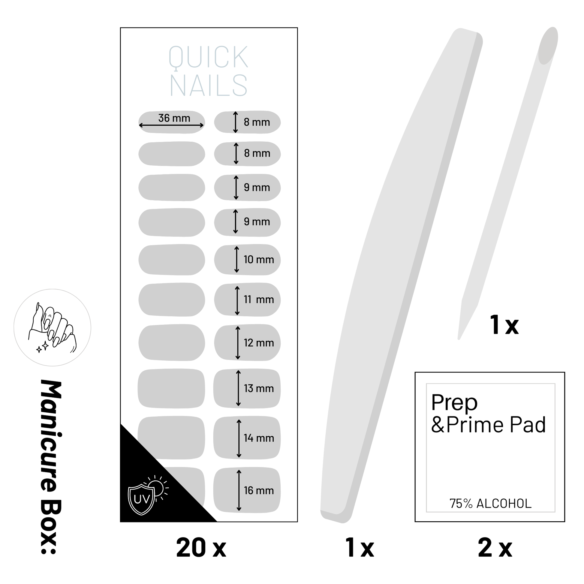 Gel Nail Strip Piazza Rosé