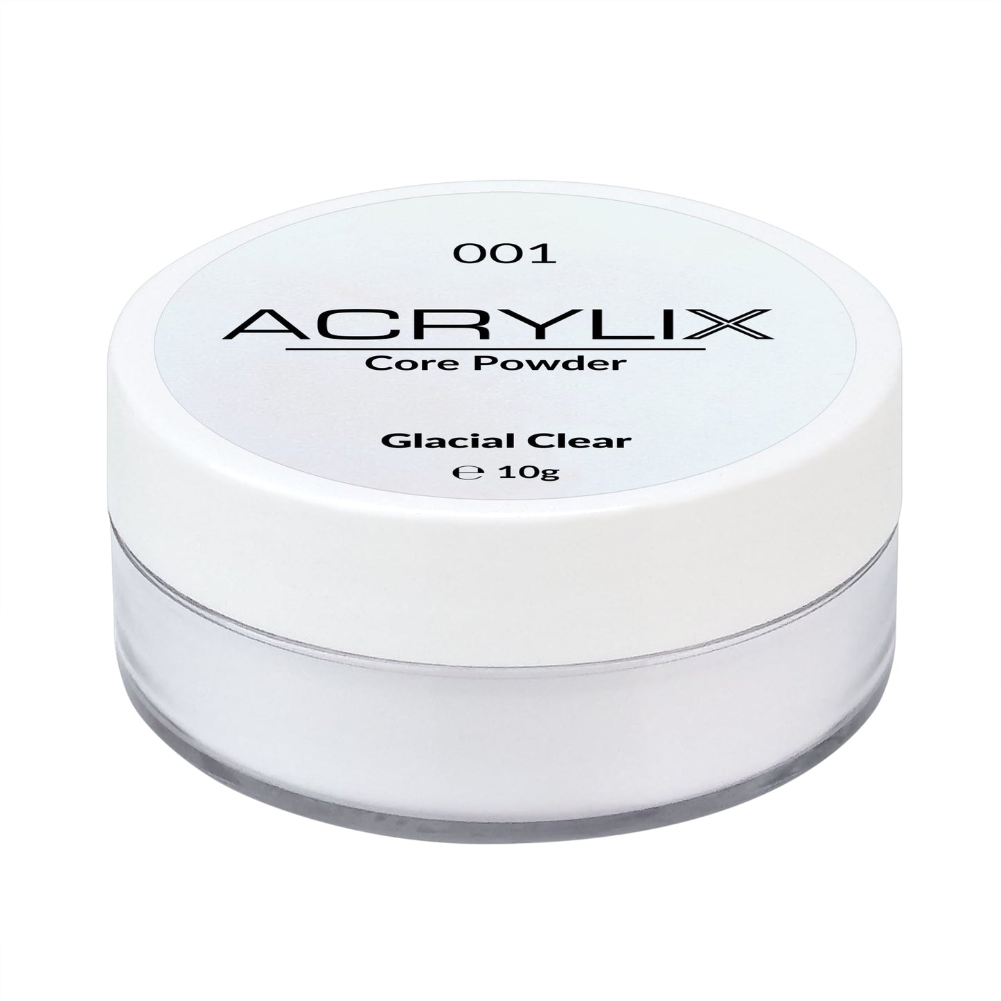 001 AcryliX Core Powder Glacial Clear