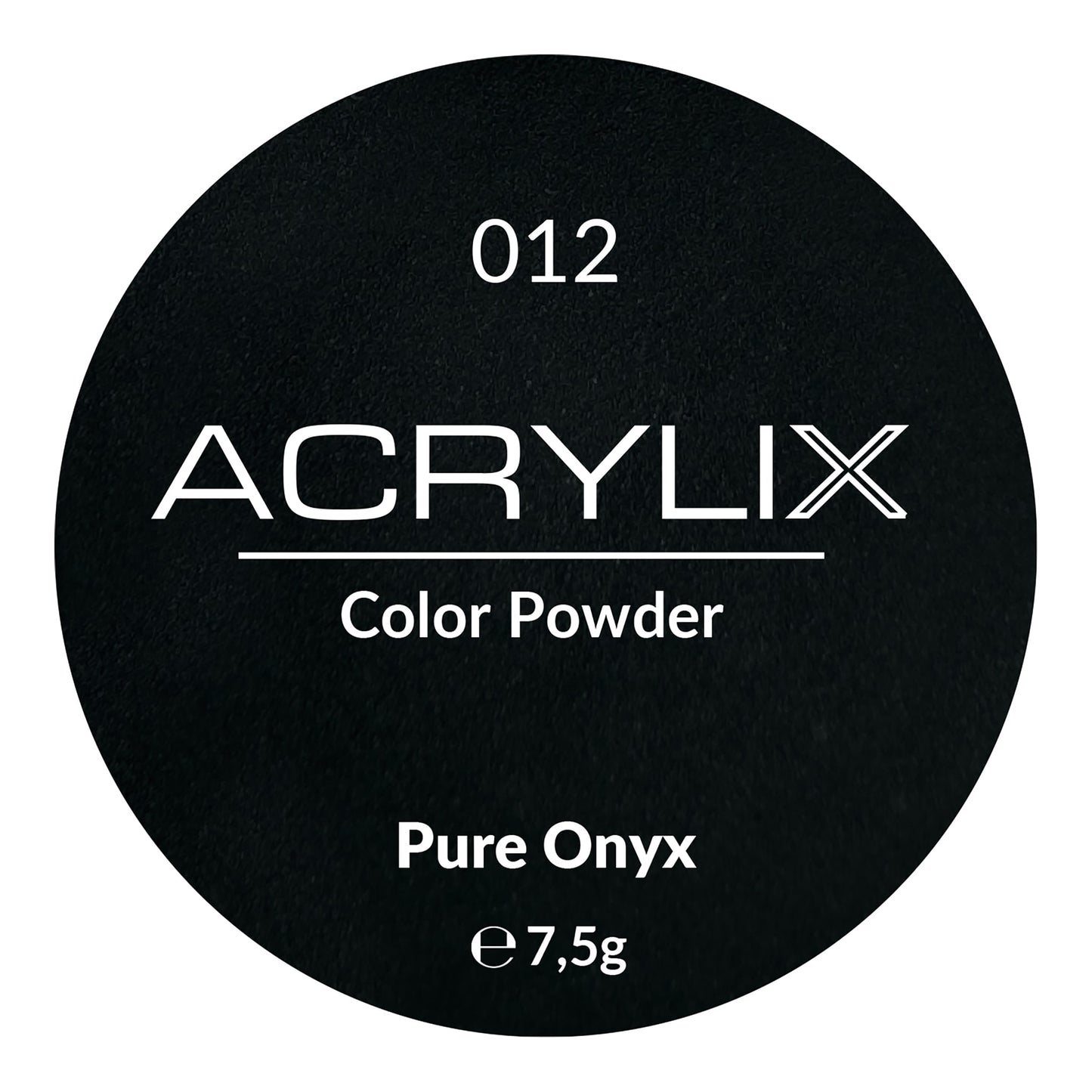 012 AcryliX Color Powder Pure Onyx