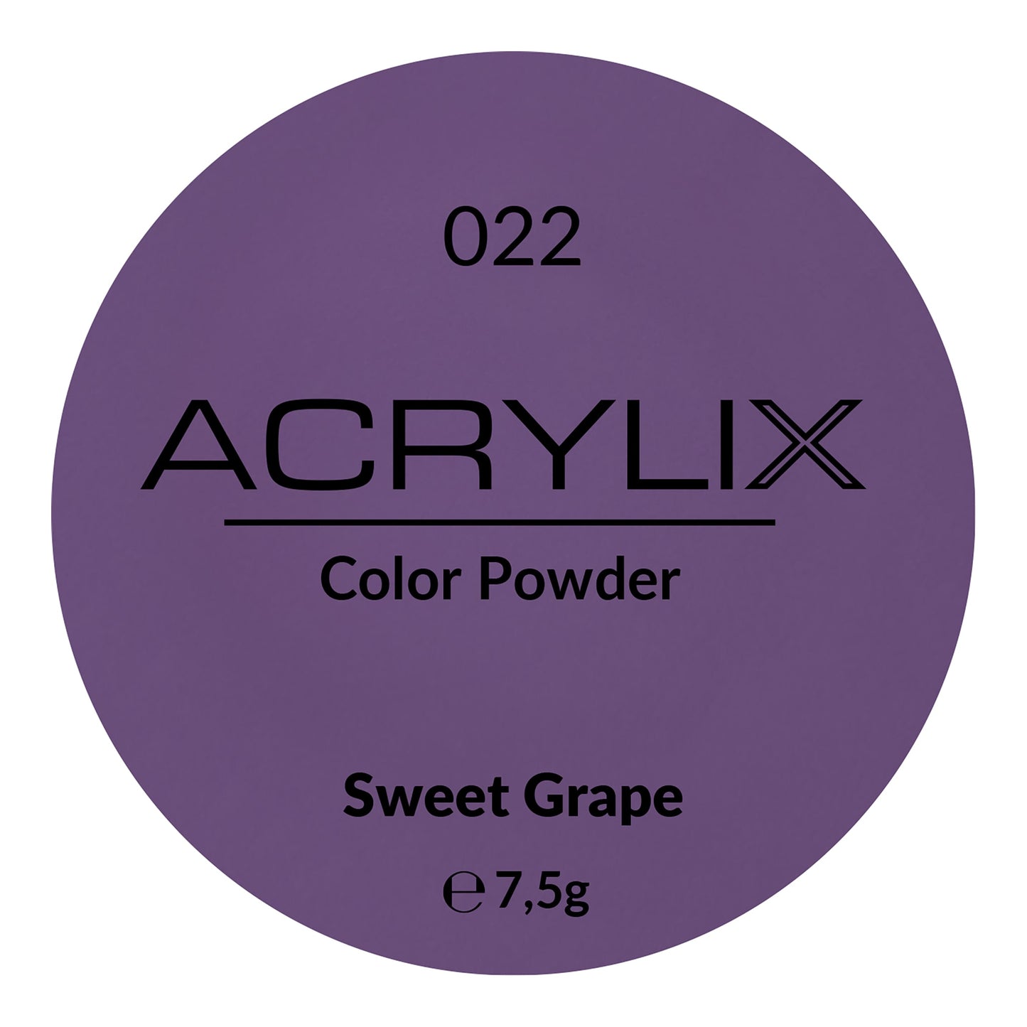 022 AcryliX Color Powder Sweet Grape