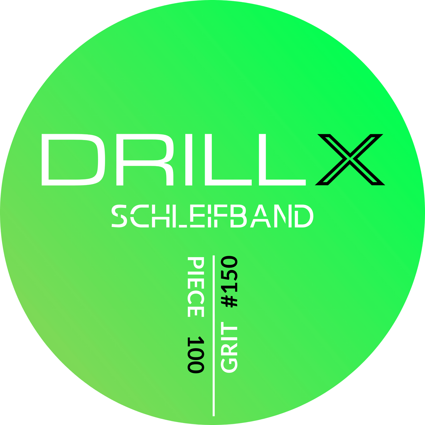 DRILLX Schleifband #150 MEDIUM