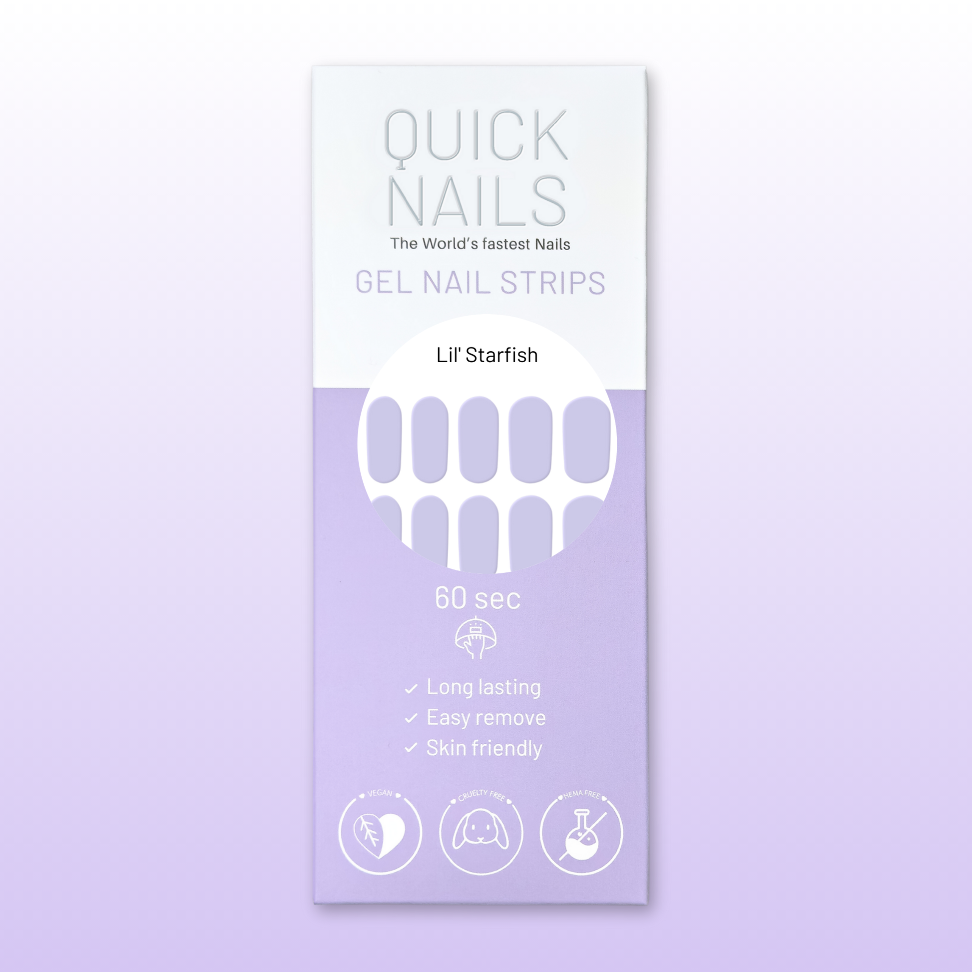 Gel Nail Strip Set Lil' Starfish