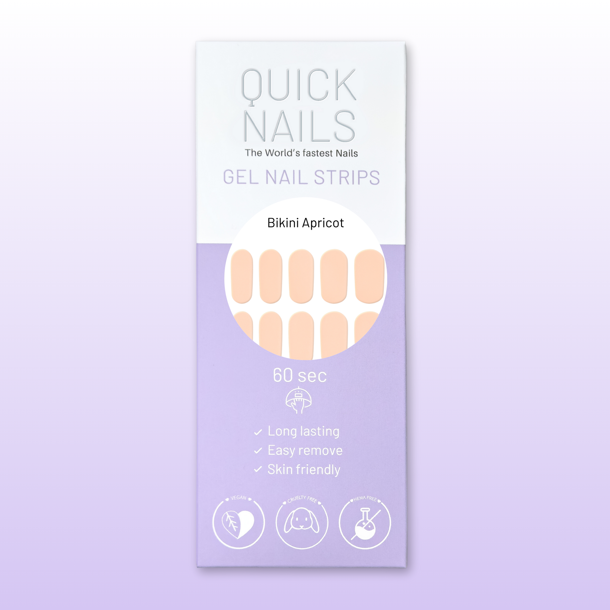 Gel Nail Strip Bikini Apricot