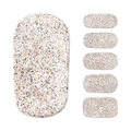 Gel Nail Strip Stardust White