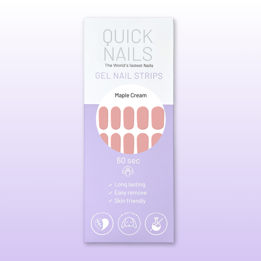 Gel Nail Strip Maple Cream