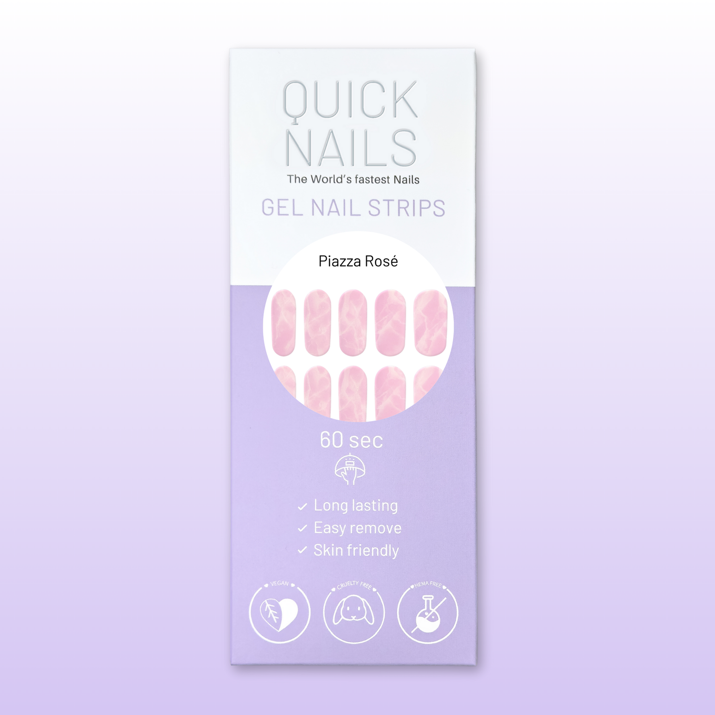 Gel Nail Strip Piazza Rosé