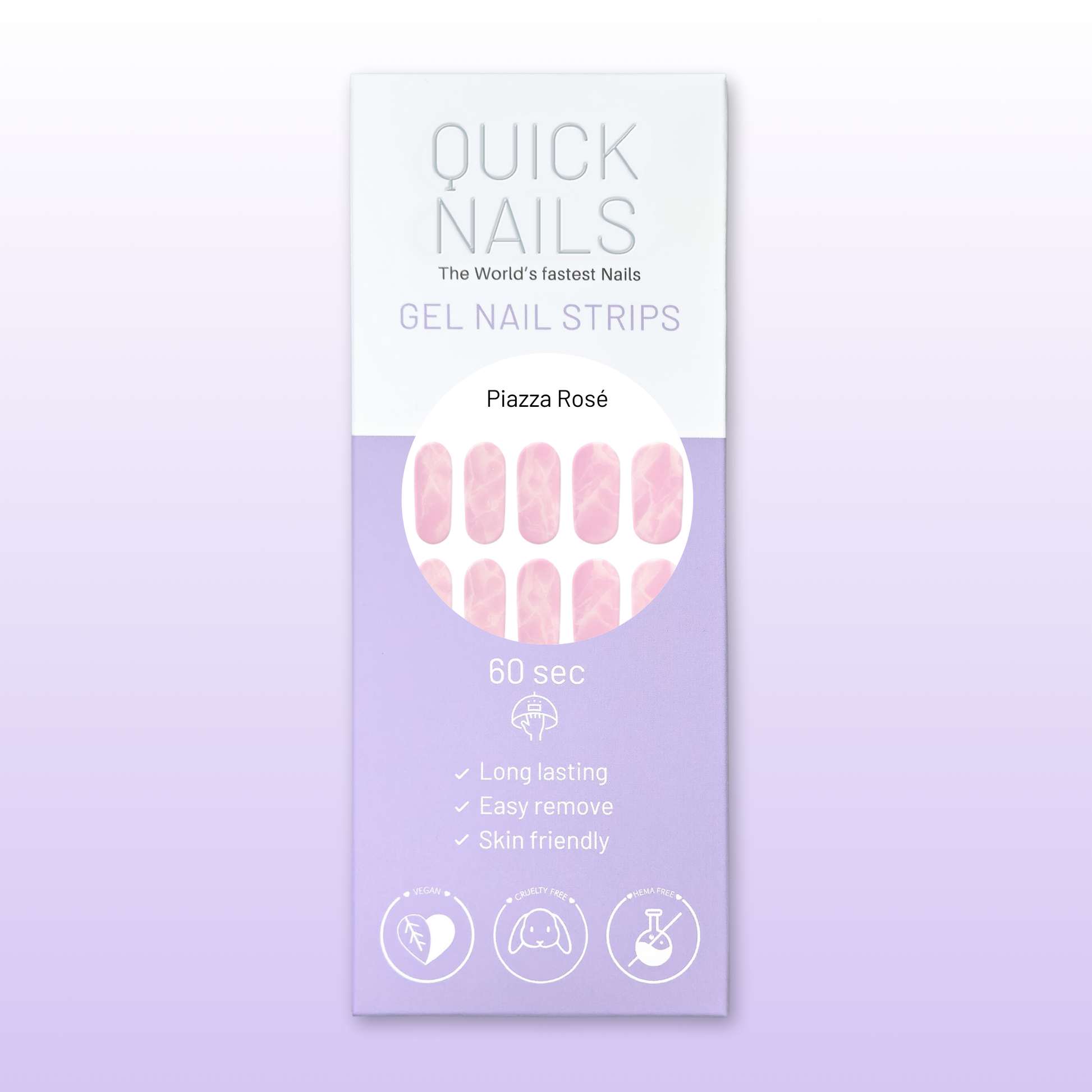 Gel Nail Strip Piazza Rosé