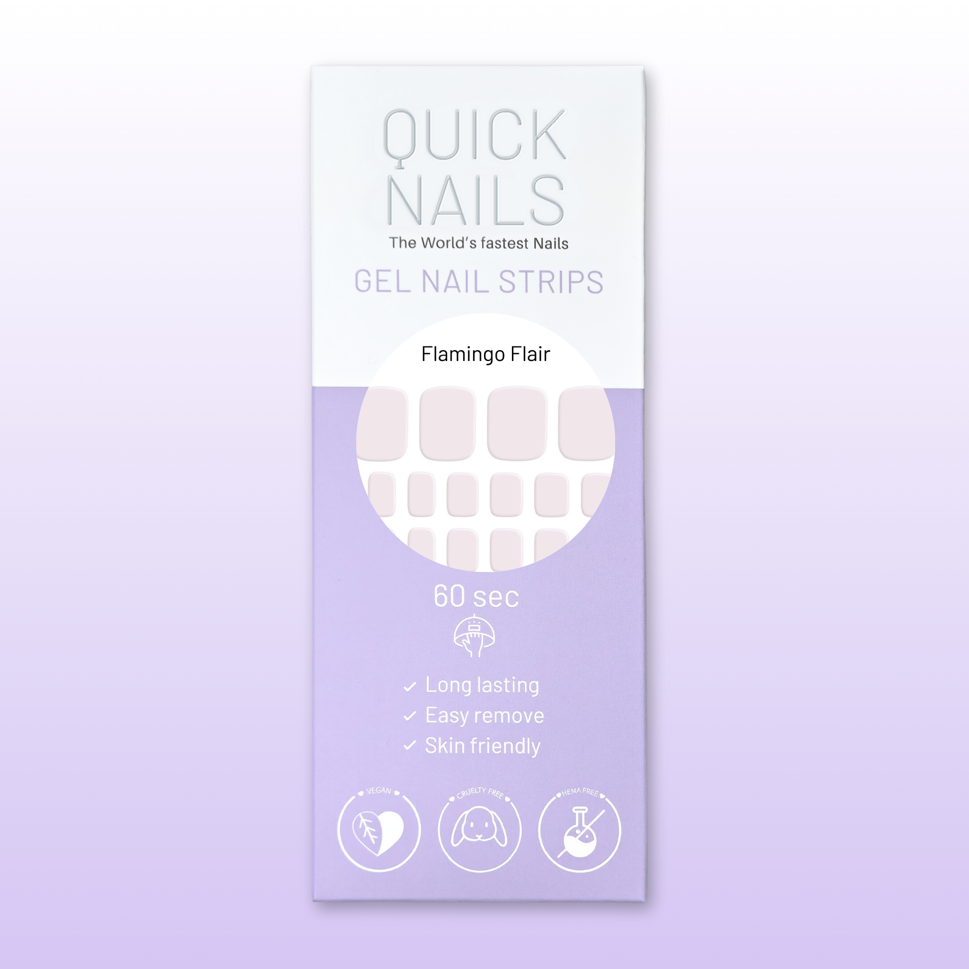 Gel Toe Strip Flamingo Flair