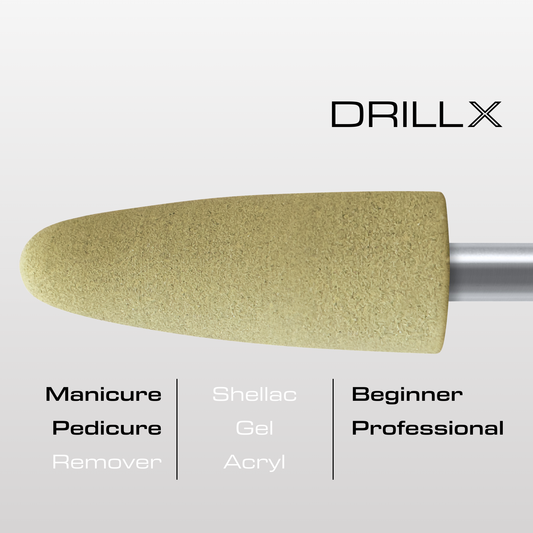 DRILLX Manicure Silicon Polish Bit fein