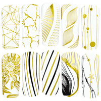 Nailart Sticker XL Gold