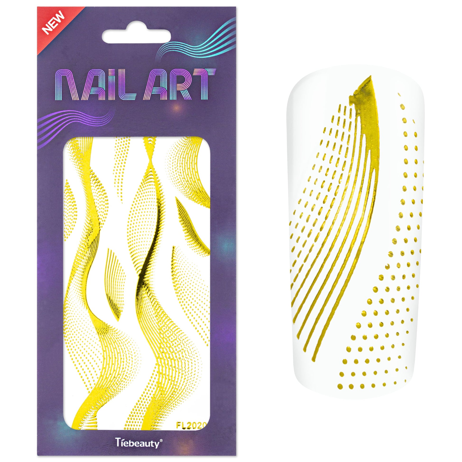 Nailart Sticker XL Gold