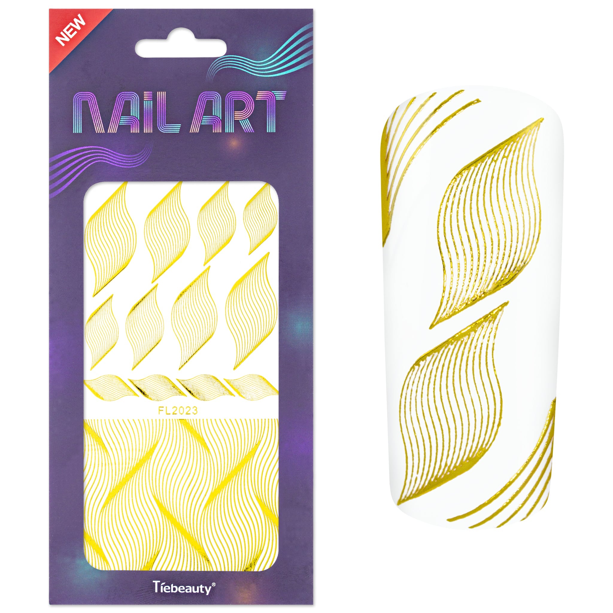 Nailart Sticker XL Gold