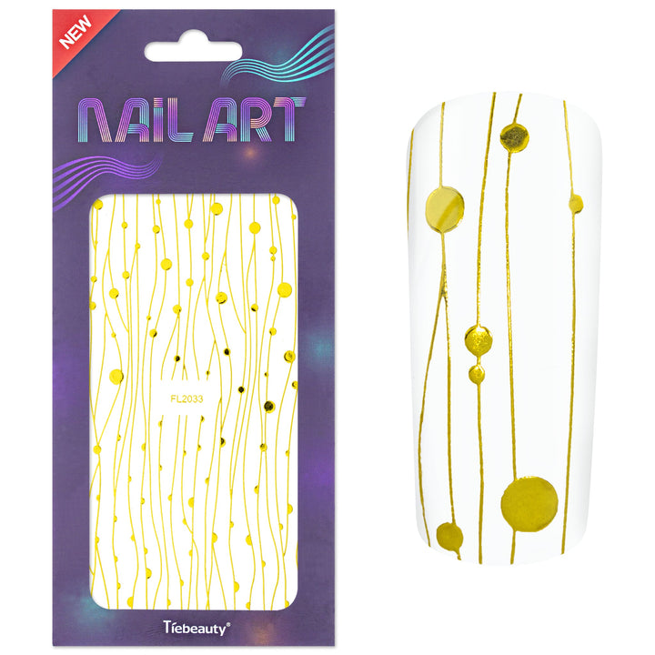 Nailart Sticker XL Gold