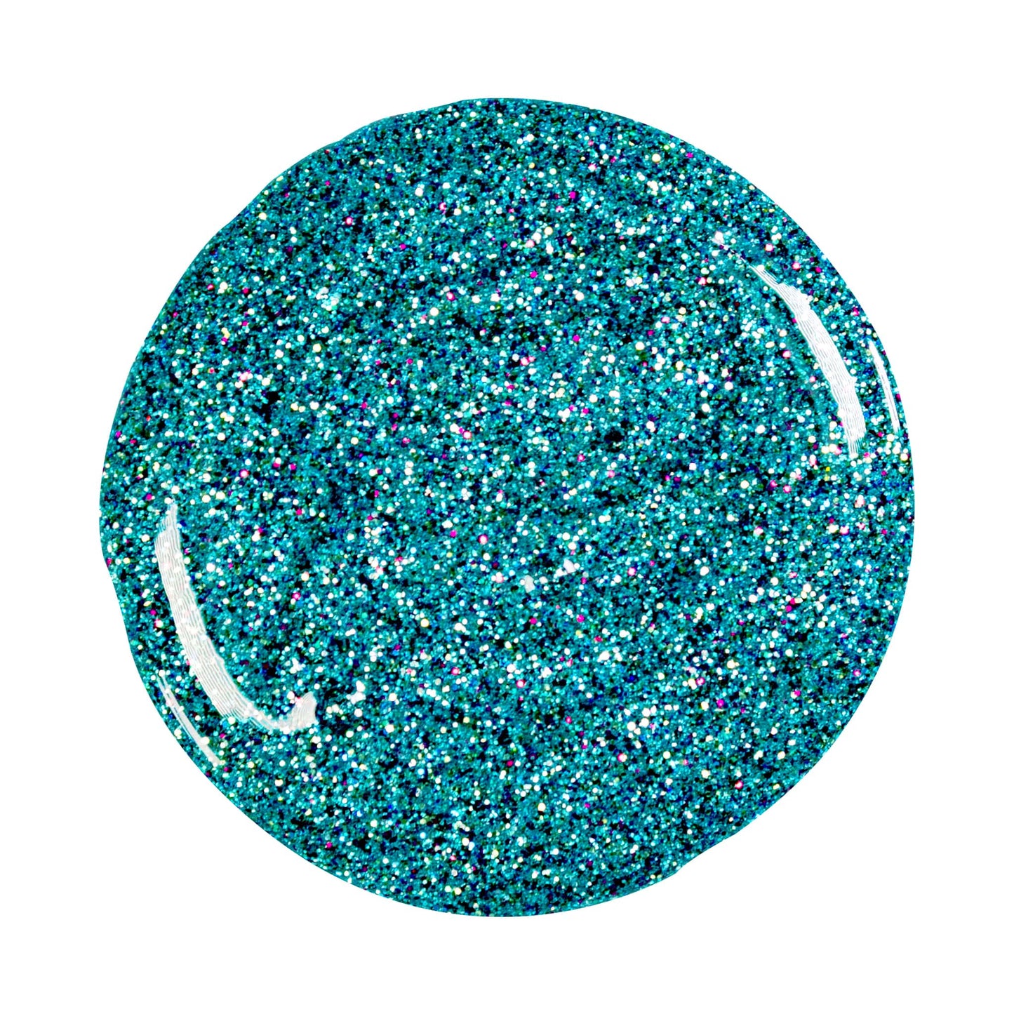 Effektgel Multi Glitter turquoise