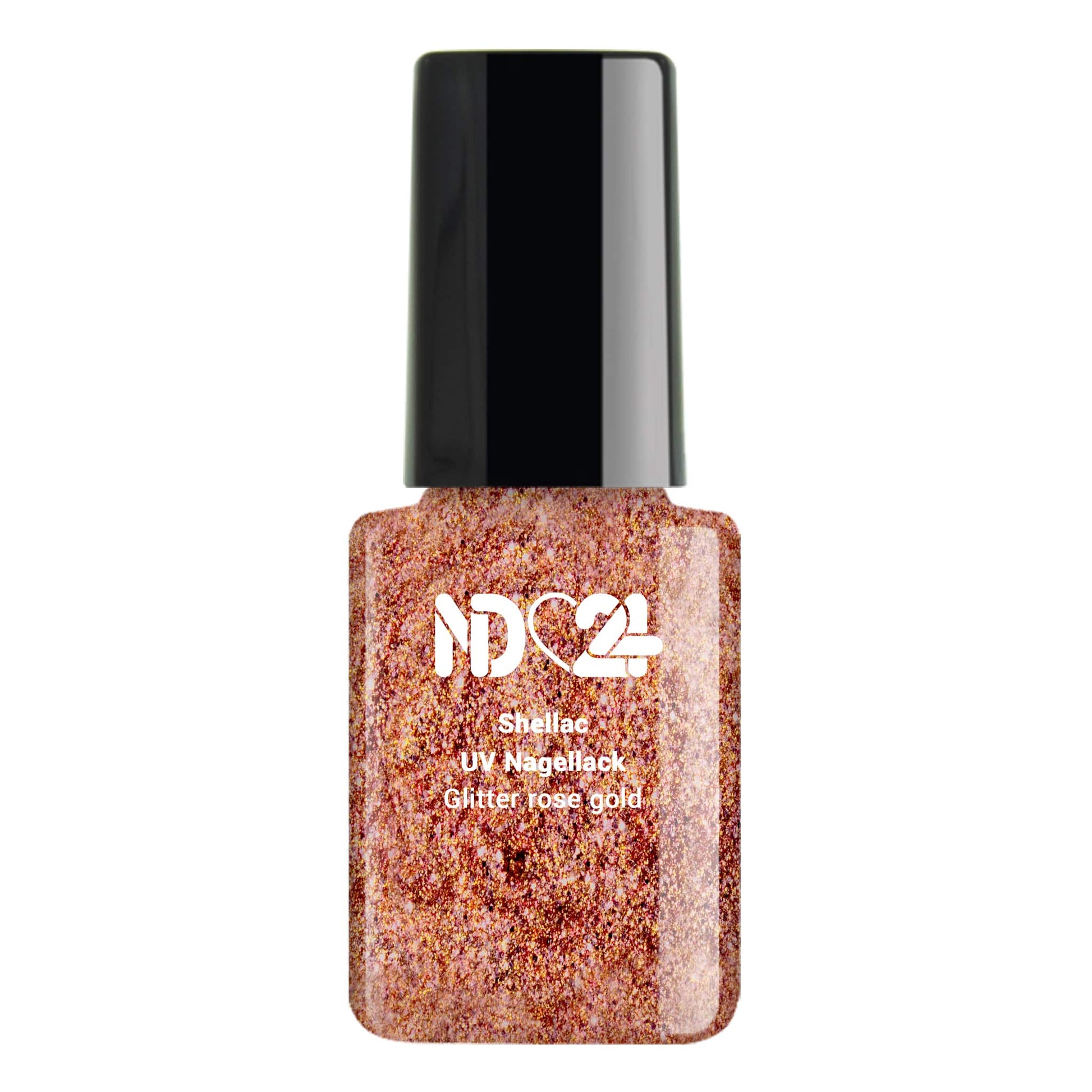 Shellac Glitter rose gold günstig bestellen bei 😍 ND24 NailDesign